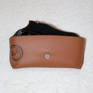 Unisex Ray-Ban Sunglasses + Ray-Ban Sunglass Case- Brown Tortoise Shell Sunglass